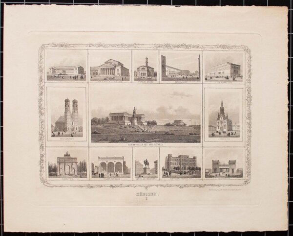 Carl Gunkel - München I - 1850 - Stahlstich