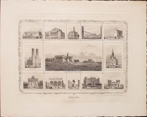 Carl Gunkel - München I - 1850 - Stahlstich