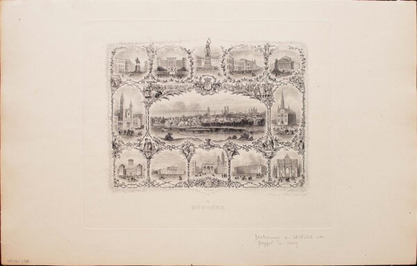 Johann Gabriel Friedrich Poppel - München I - 1840 - Stahlstich
