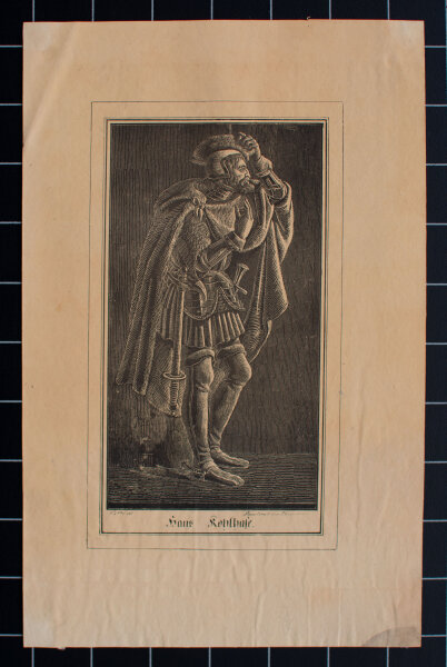 unbekannt - Bildnis Hans Kohlhase - undatiert - Lithografie