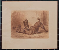 Carl Johann Arnold - Spielender Hund - undatiert -...