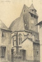 Wilhelm Danz - Kirche St. Mechthildis, Niederhasen - 1920...