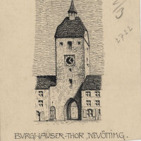 unbekannt - Burghauser-Thor, Neuötting - undatiert -...