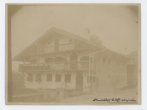 unbekannt - Altes Schergenhaus - 1904 - Tuschezeichnung