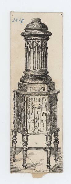 P. X. Eberle - Ofen - 1905 - Federzeichnung