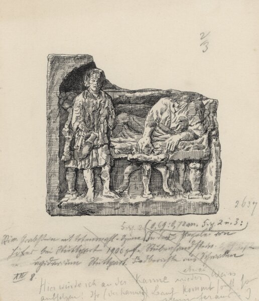 unbekannt - Kirchtürme - undatiert - Federzeichnung