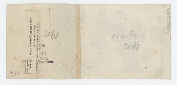 unbekannt - Wie Montavoner Johannesfeuer abbrannten… - 1913 - Federzeichnung