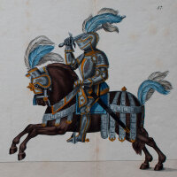 Th. Soltükow - Kämpferde Ritter - undatiert -...