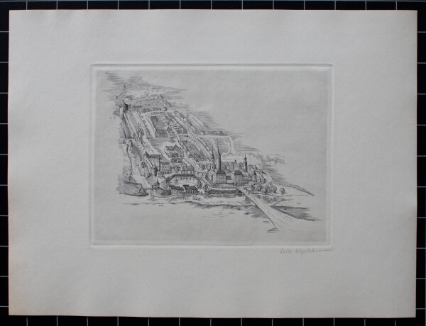 Lotte Wegeleben - Weimar - 1973 - Kupferstich