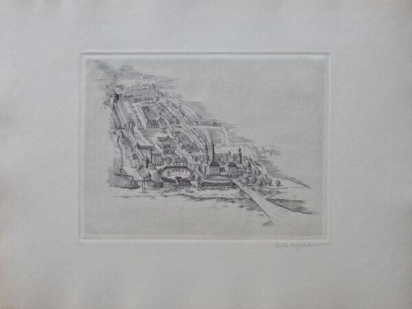 Lotte Wegeleben - Weimar - 1973 - Kupferstich