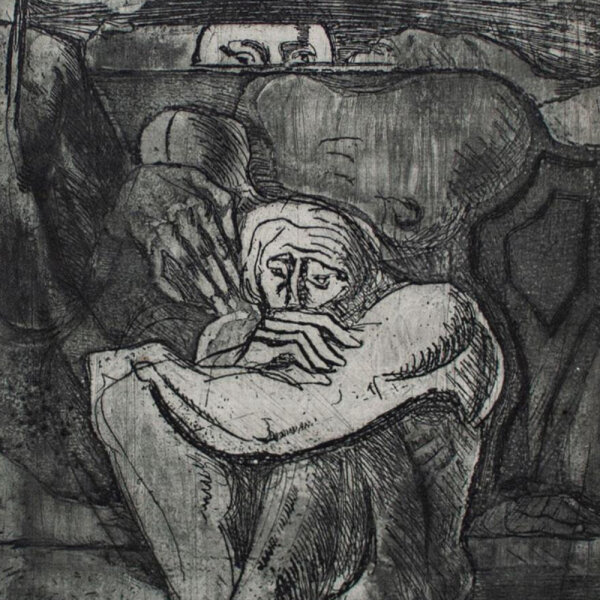 A. R. Popoff - ohne Titel - 1973 - Radierung