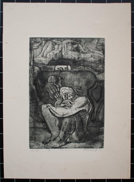 A. R. Popoff - ohne Titel - 1973 - Radierung