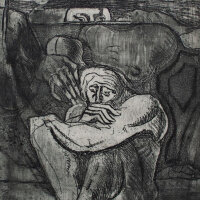 A. R. Popoff - ohne Titel - 1973 - Radierung