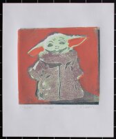 Leonhard Wachter - B.YODA - 2020 - Farblinolschnitt