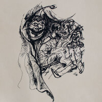 Egmont Schaefer - Puppenspieler - 1976 - Serigraphie