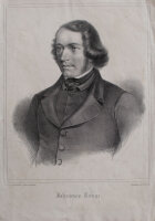 August Heinrich Plinke - Bildnis Johannes Ronge - undatiert - Lithografie