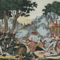 Unbekannt - Das Gefecht im Thiergarten hinter dem Schloss...