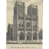 unbekannt - Die Hauptkirche Notre Dame in Paris -...