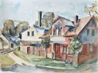 Sonja Wüsten - Zühlsdorf - 1978 - Aquarell