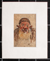 Monogramm M - Männliches Bildnis - undatiert - Aquarell