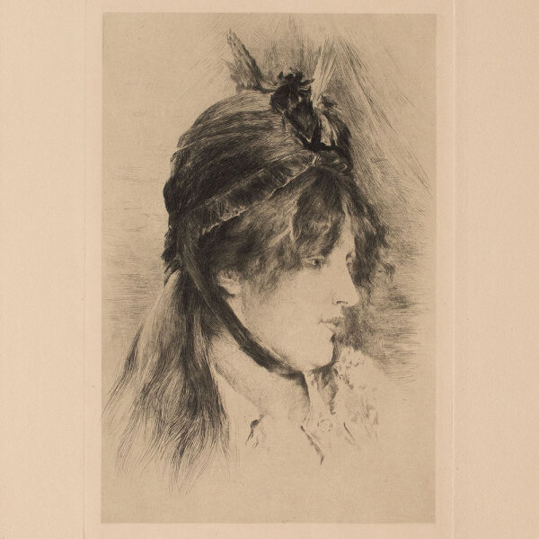 Louise Danse - La bete a Bon Dieu - 1911(?) - Kupferstich mit zartgrünem Plattenton