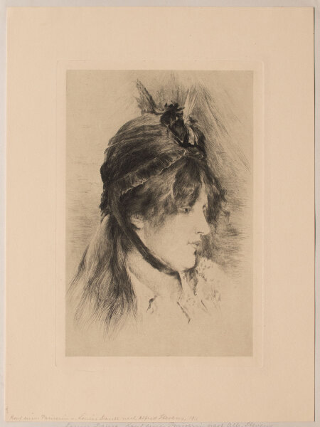 Louise Danse - La bete a Bon Dieu - 1911(?) - Kupferstich mit zartgrünem Plattenton