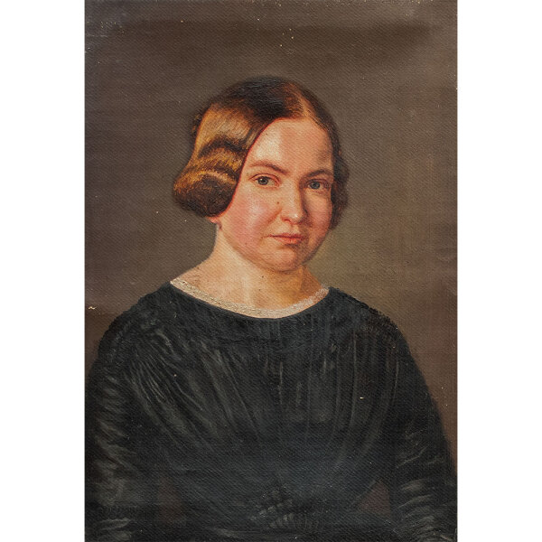 Unbekannt - Frauenporträt - 19. Jahrhundert - Ölmalerei