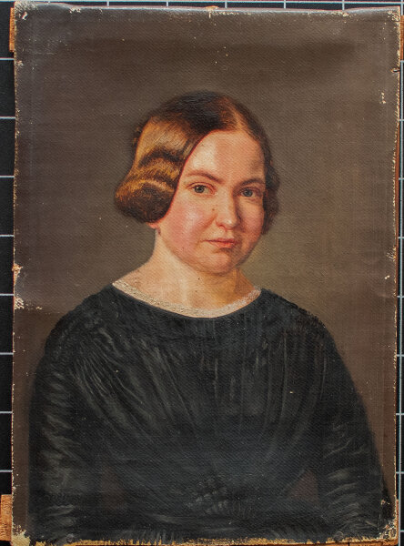 Unbekannt - Frauenporträt - 19. Jahrhundert - Ölmalerei