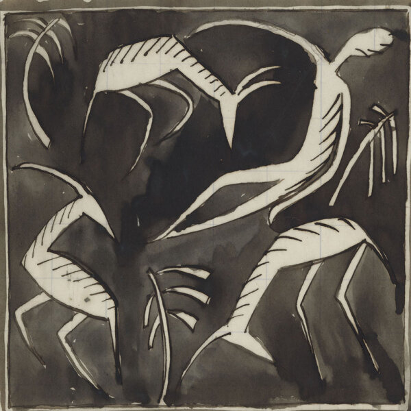 Unbekannt - Ziegenhirte - 1920er Jahre - Tusche und Feder