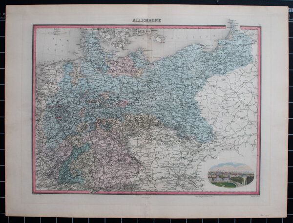 A. Bizet nach L. Smith - Allemagne - um 1860 - kolorierte Lithografie