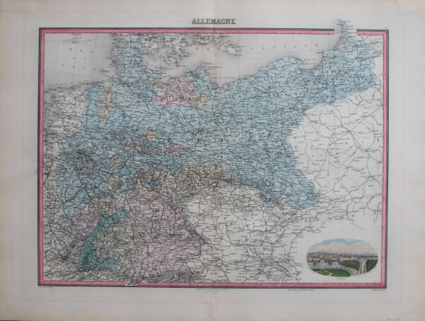 A. Bizet nach L. Smith - Allemagne - um 1860 - kolorierte Lithografie
