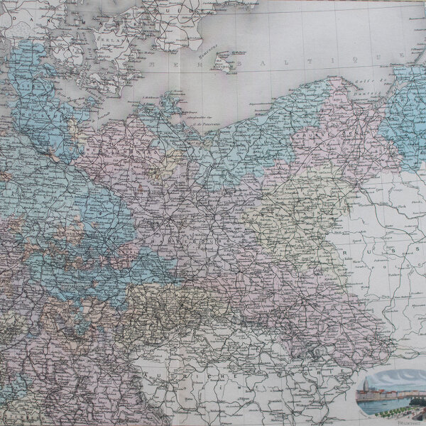 A. Bizet nach L. Smith - Allemagne du Nord - um 1860 - kolorierte Lithografie