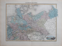 A. Bizet nach L. Smith - Allemagne du Nord - um 1860 - kolorierte Lithografie