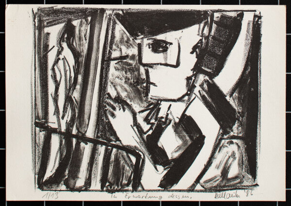 Unbekannt - In Erwartung dessen - 1986 - Lithographie