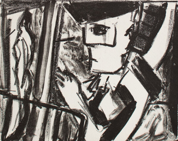 Unbekannt - In Erwartung dessen - 1986 - Lithographie