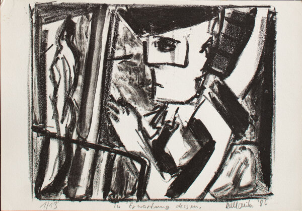 Unbekannt - In Erwartung dessen - 1986 - Lithographie