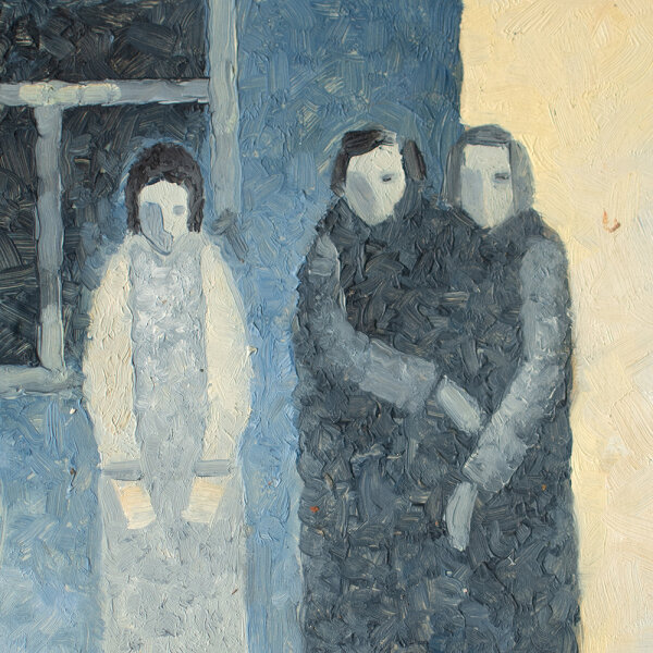 Unbekannt - Zu Dritt - 20. Jhd. - Acryl