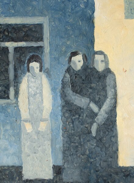 Unbekannt - Zu Dritt - 20. Jhd. - Acryl