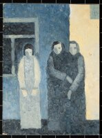 Unbekannt - Zu Dritt - 20. Jhd. - Acryl