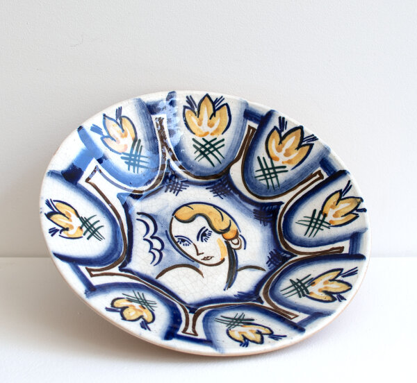 Unbekannt - Wandteller - Ca. 1922 - Keramik, handbemalt