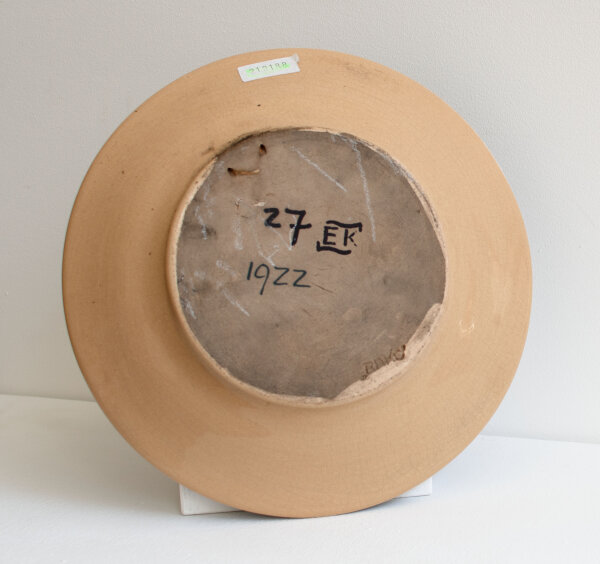 Unbekannt - Wandteller - Ca. 1922 - Keramik, handbemalt