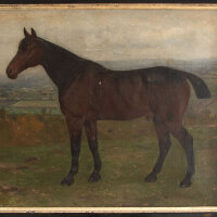 Anthony de Brie - Bay Hunter - 1895 - Ölmalerei