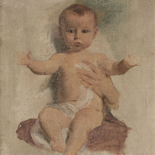 Unbekannt - Christuskind - um 1900 - Ölmalerei