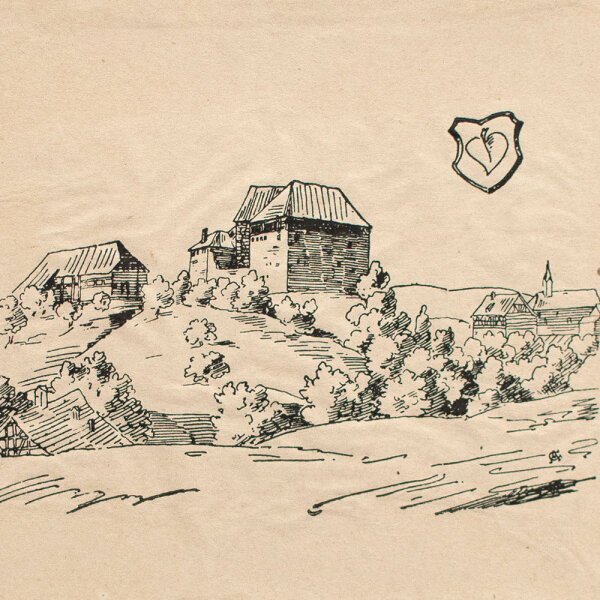 Unbekannt - Burg Wyden - 19. Jhd. - Stich
