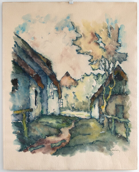 Richard Ermisch - Ahrenshoop - Um 1950 - Aquarell
