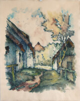 Richard Ermisch - Ahrenshoop - Um 1950 - Aquarell