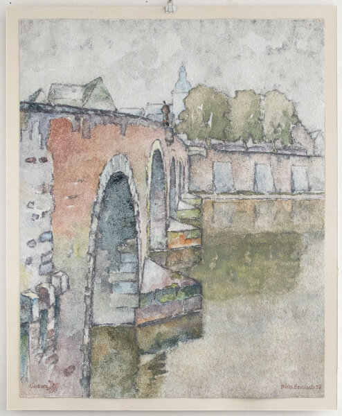 Richard Ermisch - Ahrenshoop - 1939 - Aquarell auf Raufaserpapier