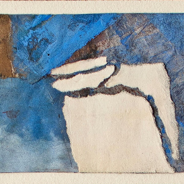 Unbekannt - Abstrakte Collage - Mischtechnik und Pappiercollage - 1976 (?)