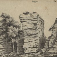 N. I. - Hohenstein gegen Norden - Tusche laviert - 1812