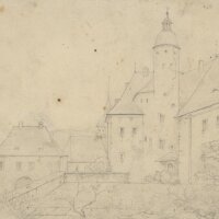 Unbekannt - Frauenstein im Erzgebirge - Bleistift - Mitte...